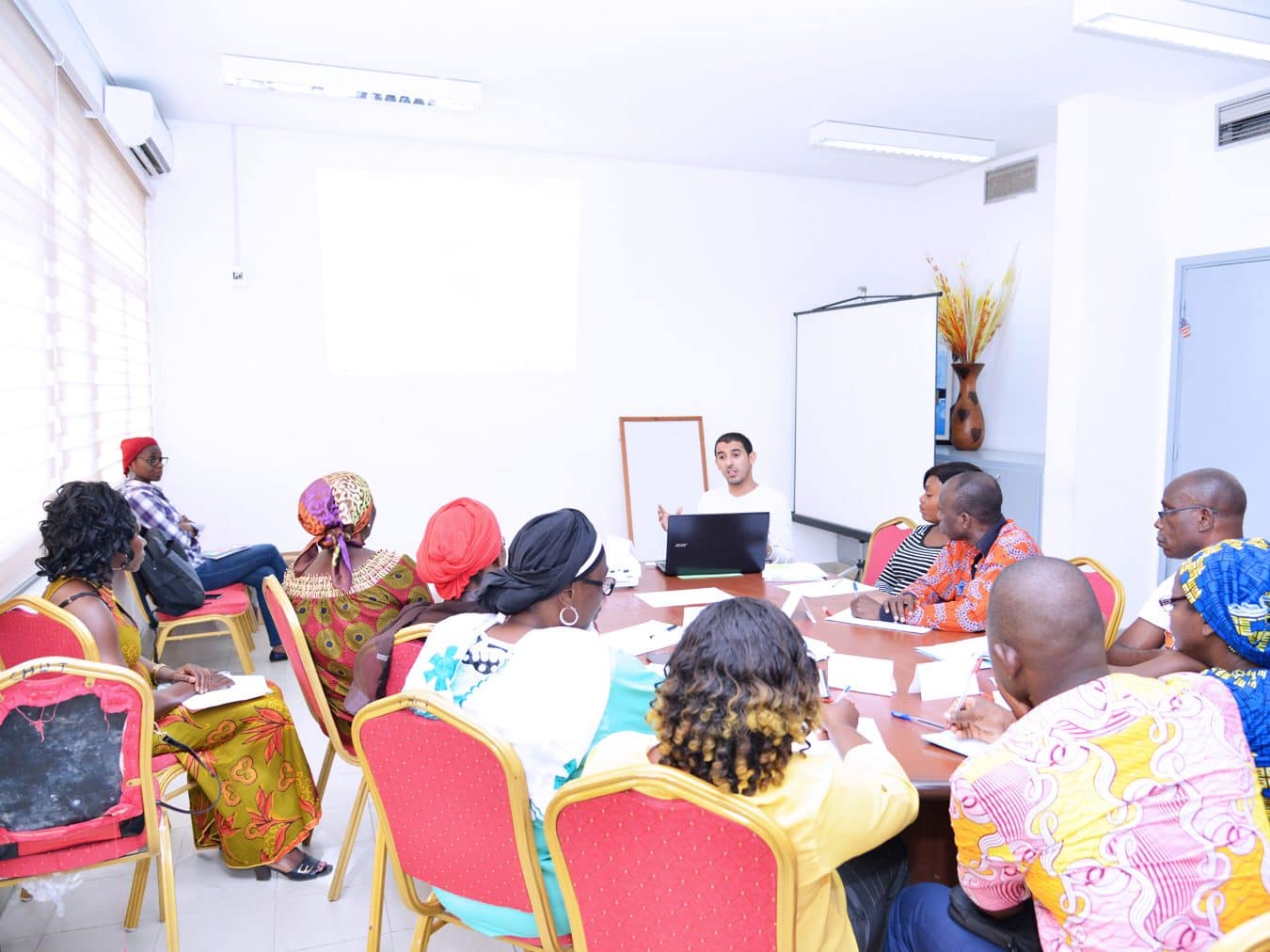 Cohorte en salle, CHU d’Abidjan