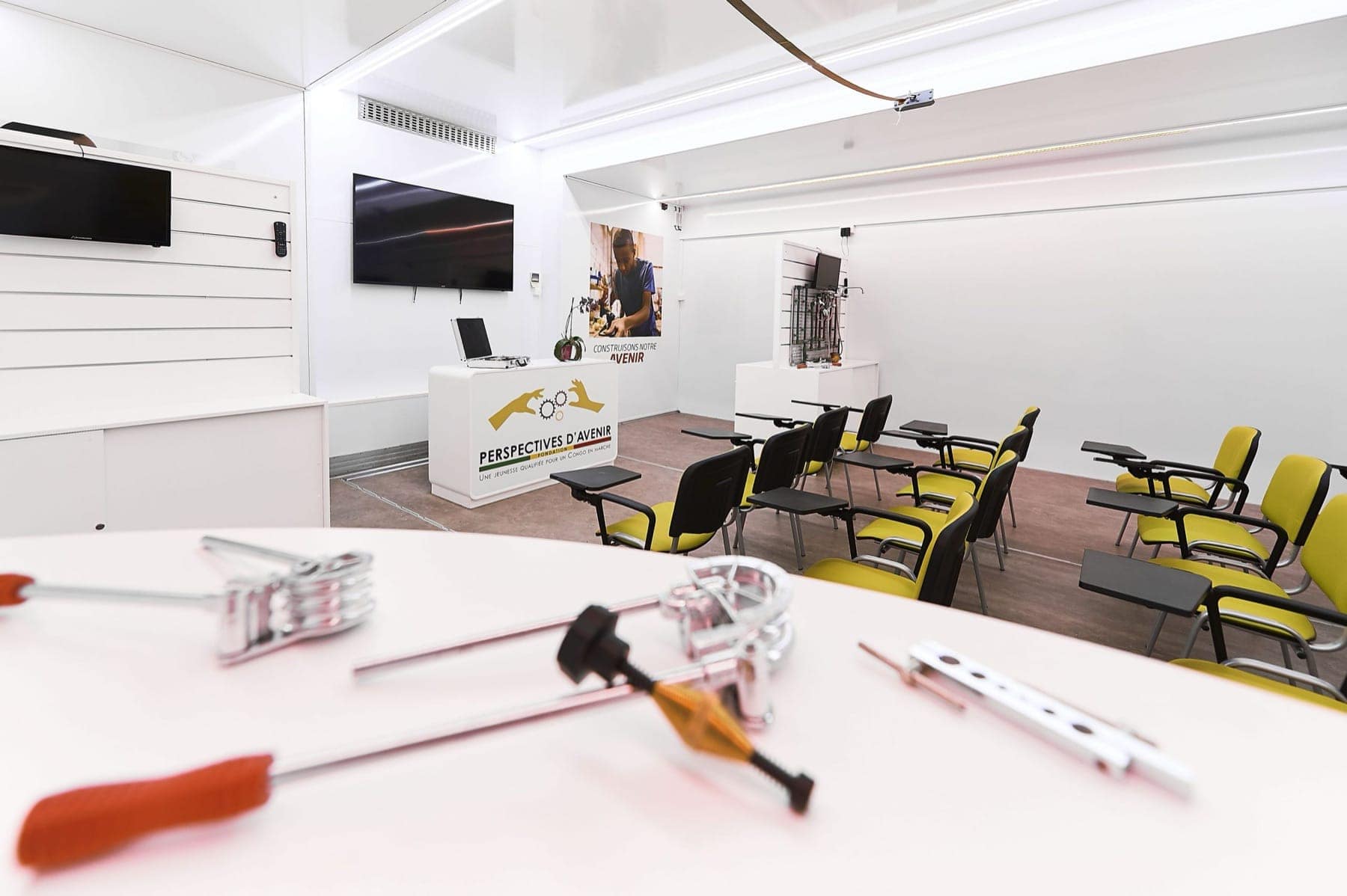 Outillage d’un atelier mobile