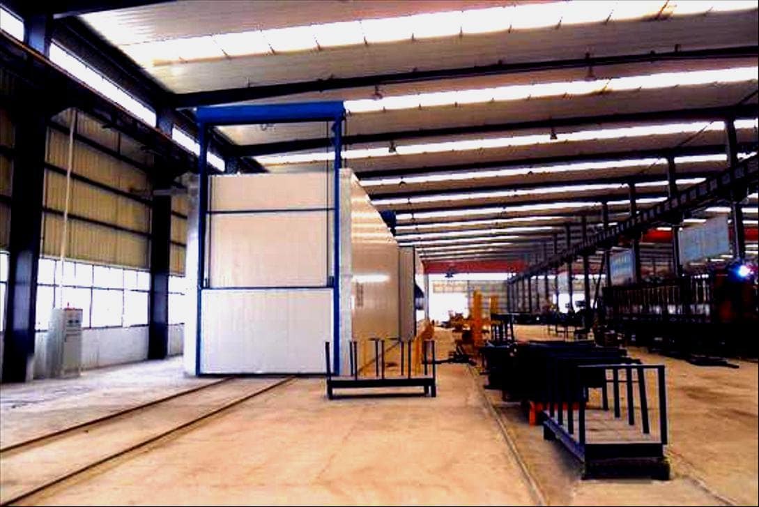 Hall de l’atelier, unités en fabrication
