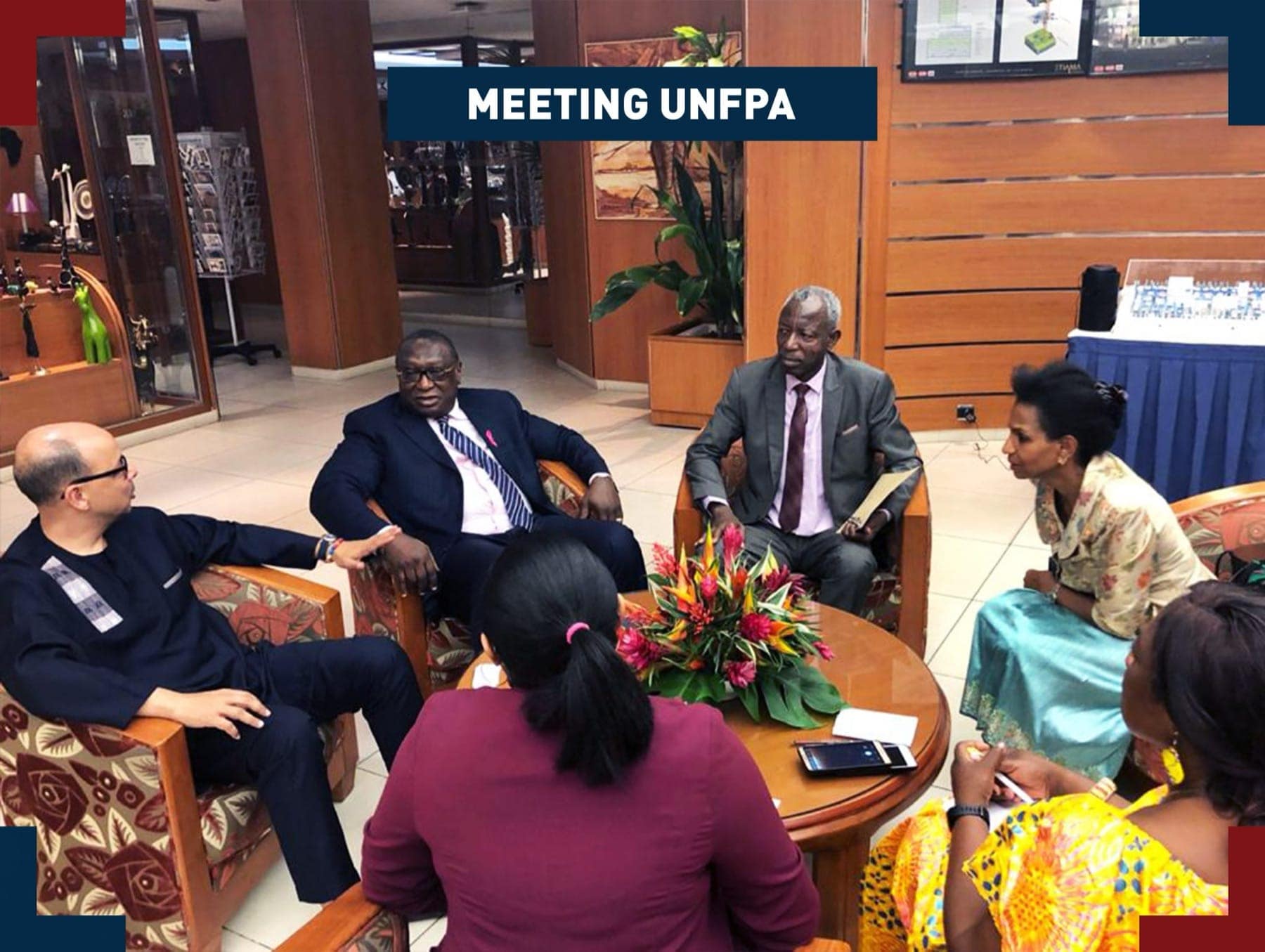 Réunion de travail avec l’UNFPA